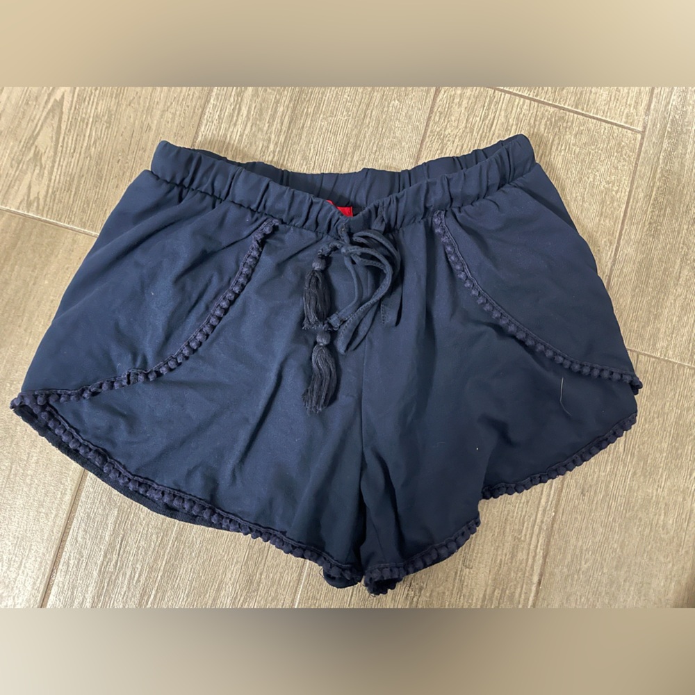 Women's Navy Blue Shorts